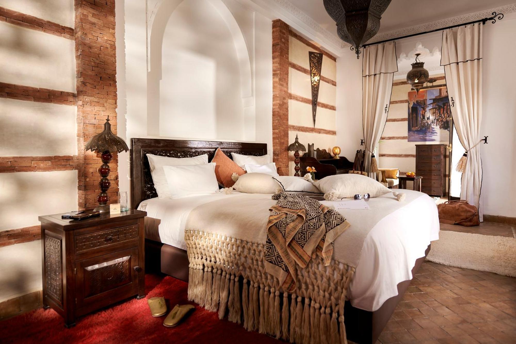 Riad Dar Amanza En Exclusivite Avec 4 Chambres Au Coeur De La Medina Marrakesh Exterior foto