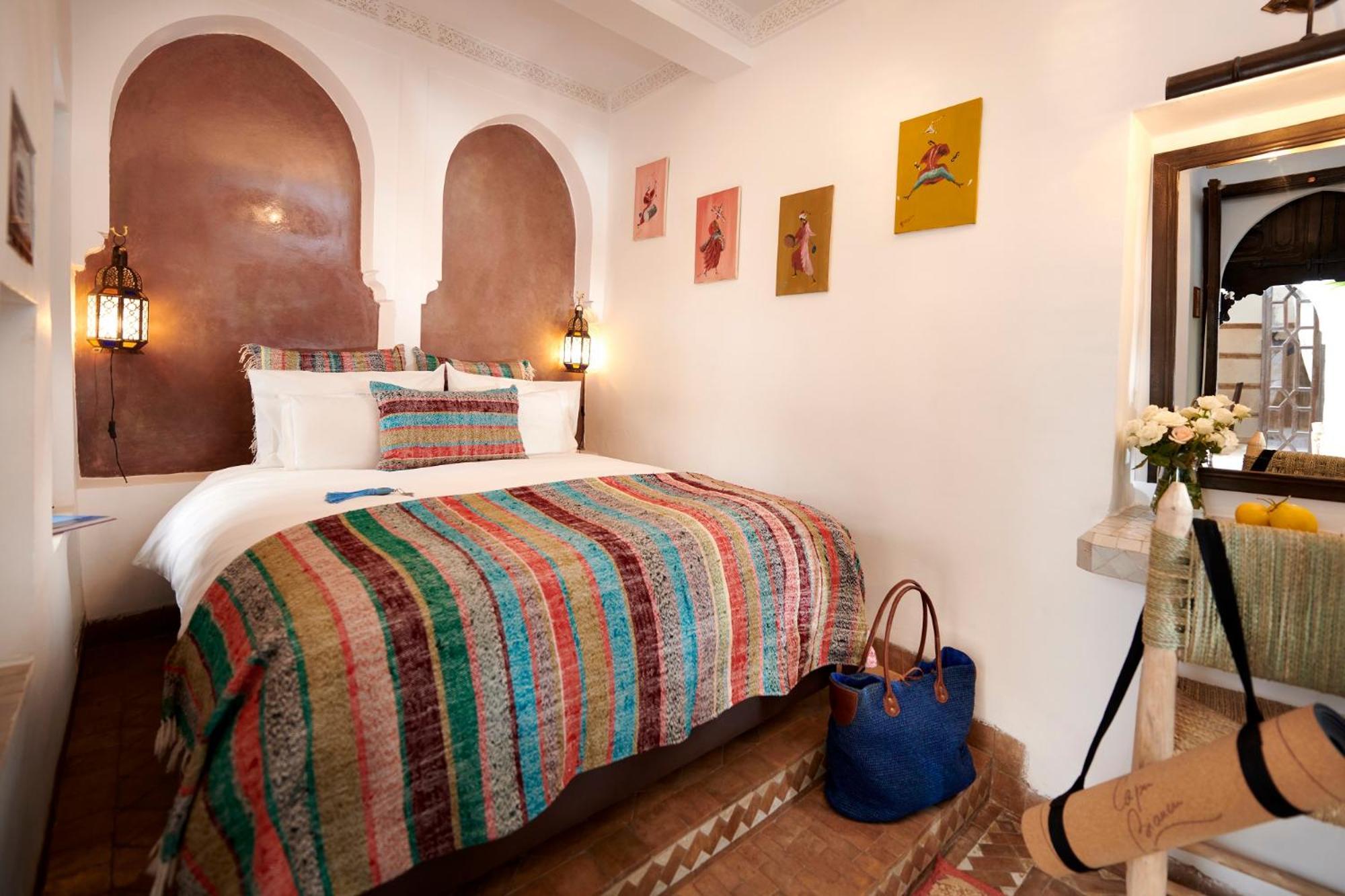 Riad Dar Amanza En Exclusivite Avec 4 Chambres Au Coeur De La Medina Marrakesh Exterior foto